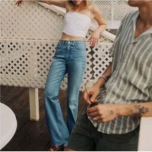 Madewell 30x32 Vintage Flare‎ Tarlow Wash the perfect blue high rise